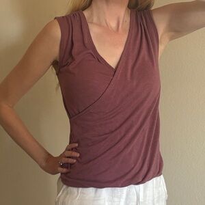 Athleta Sleeveless Wrap-Front Tank